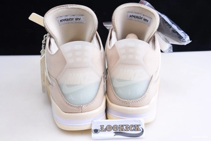 HYPE Sail Off-White Jordan 4 x CV9388-100 Air 0807
